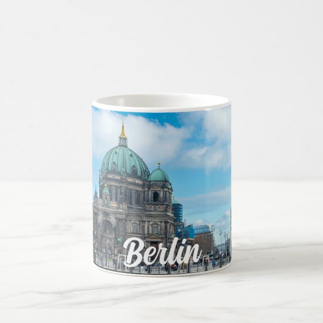 Berlin Cathedral and TV tower in Berlin, Germany Coffee Mug (Center)