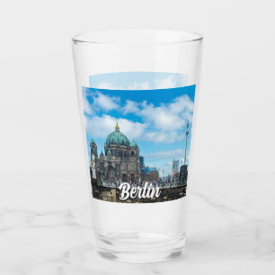 Berlin Cathedral and TV tower in Berlin, Germany Glass