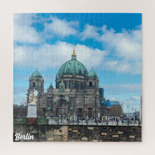 Berlin Cathedral and TV tower in Berlin, Germany Jigsaw Puzzle