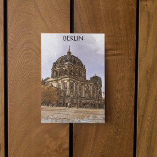 Berlin Cathedral Berliner Dom Landmark Postcard