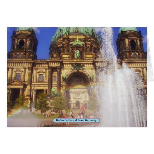 Berlin Cathedral Dom, Germany Cards (Front Horizontal)