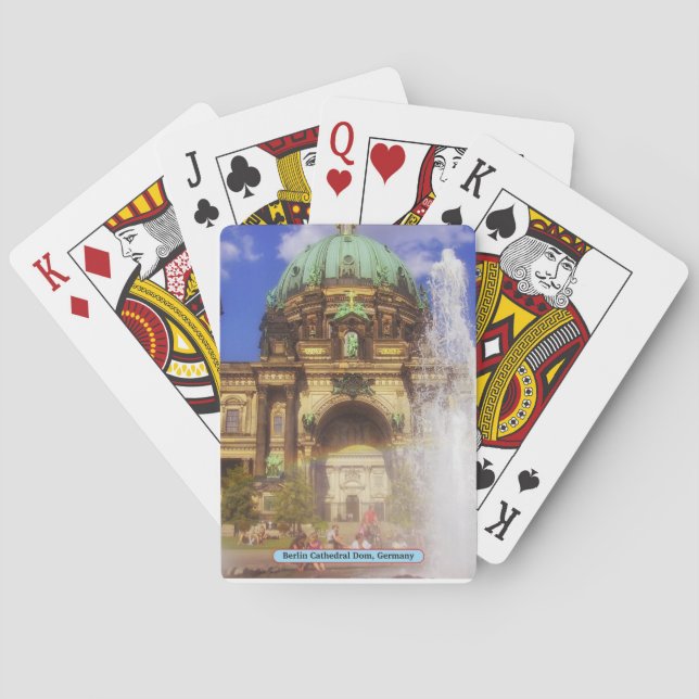 Berlin Cathedral Dom, Germany Poker Cards (Back)