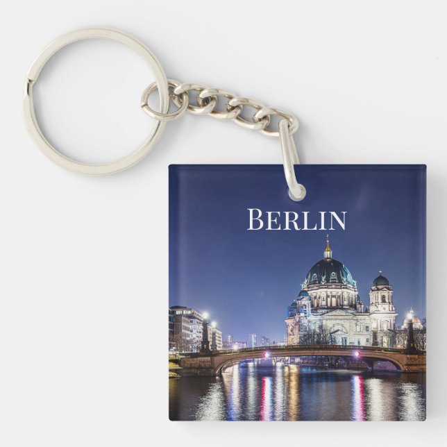Berlin Cathedral in Berlin, Germany Keychain (Front)