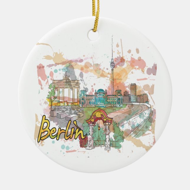 Berlin Ceramic Ornament (Front)
