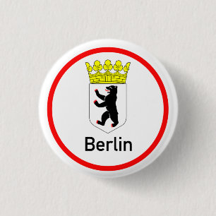 Berlin city coat of arms button