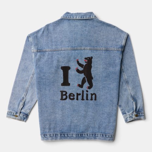 Berlin City Germany souvenir gift for men women_1  Denim Jacket