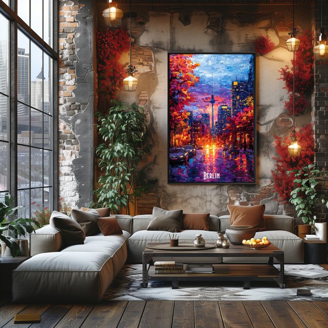 Berlin City Skyline Poster – Dynamic German Art (Creator Uploaded)