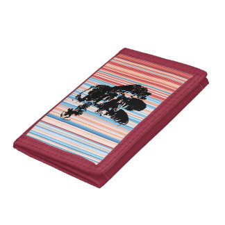 Berlin Clima Stripes Astronaut Kosmonaut 1918-2018 Trifold Wallet