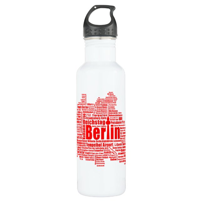 Berlin Cloud Water Bottle (Front)