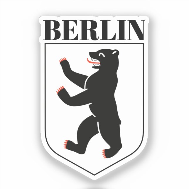 Berlin Coat of Arms Sticker (Front)