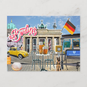 Berlin Collage Postcard
