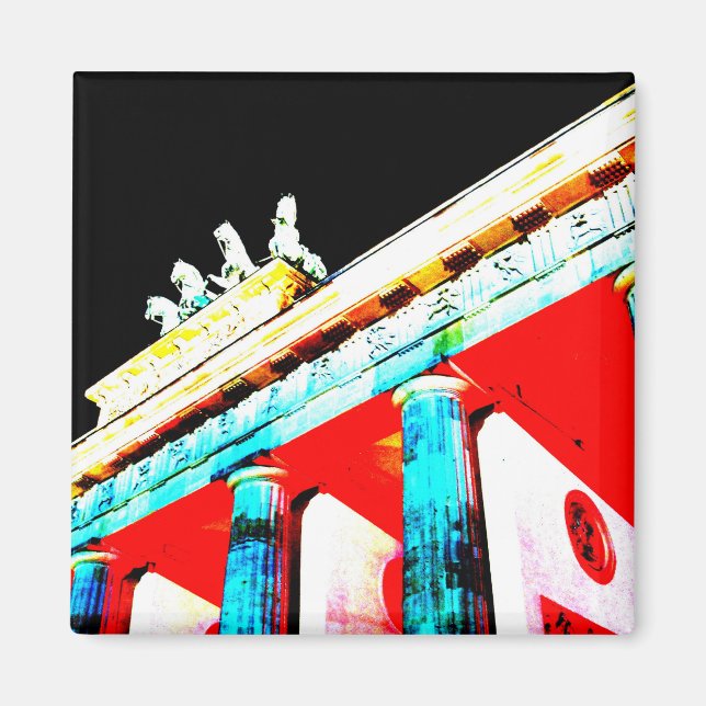 Berlin colored magnet (Front)