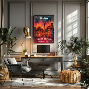 Berlin Contemporary Art: City of Freedom Poster