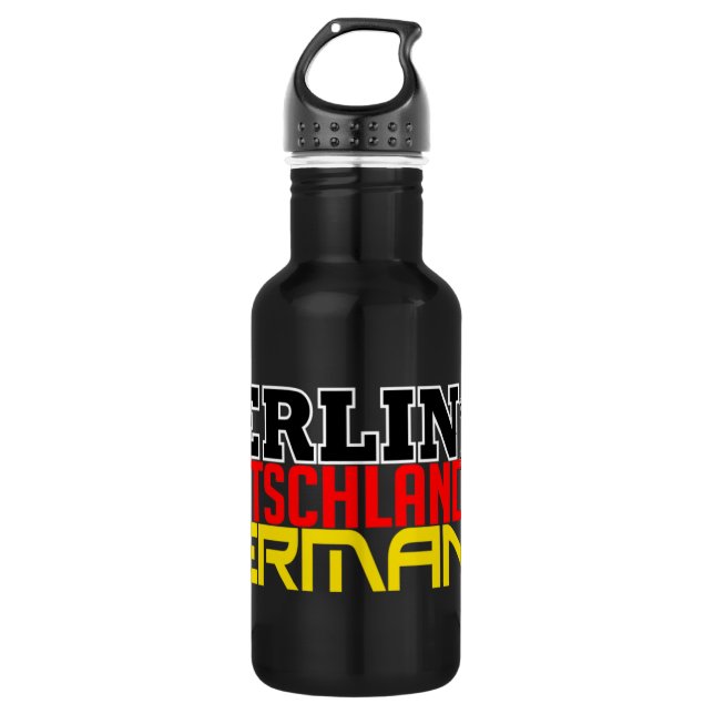 BERLIN custom Stainless Steel Water Bottle (Front)