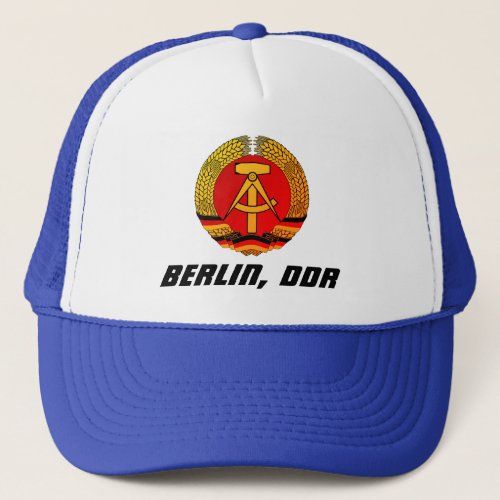 Berlin DDR _ Deutsche Demokratische Republik Trucker Hat