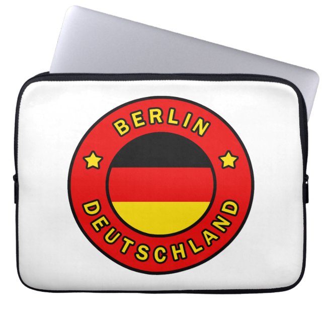 Berlin Deutschland Laptop Sleeve (Front)