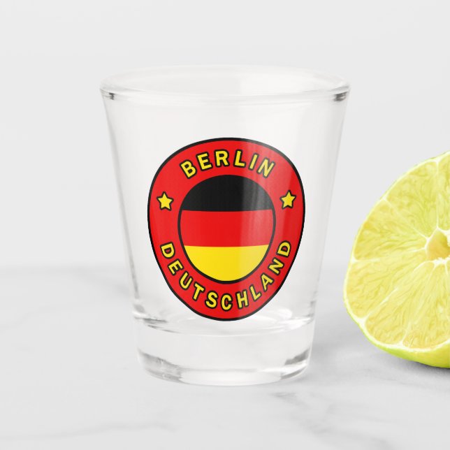 Berlin Deutschland Shot Glass (Front)