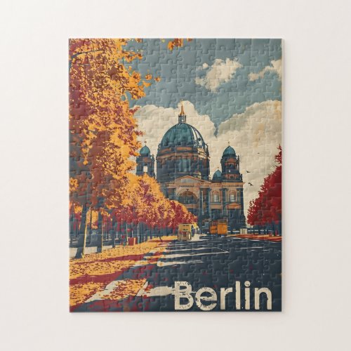 Berlin Dome Vintage Jigsaw Puzzle