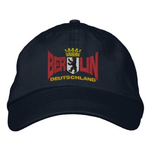 Berlin Embroidered Baseball Hat