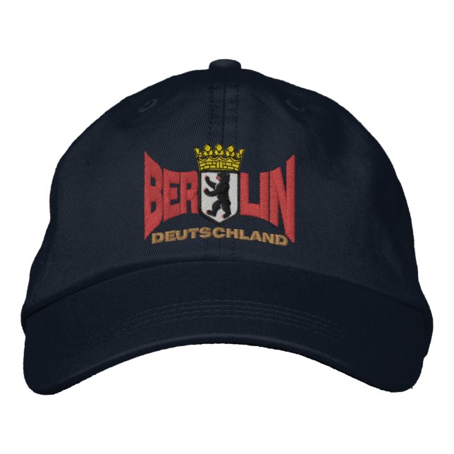 Berlin Embroidered Baseball Hat (Front)