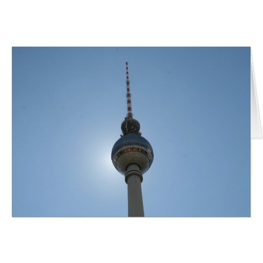 berlin fernsehturm cards (Front Horizontal)