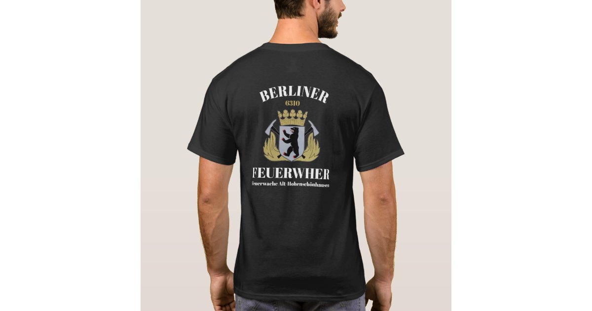 german fire department t shirts