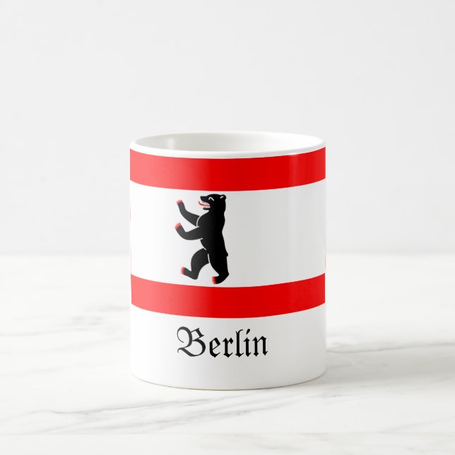 Berlin Flag Coffee Mug (Center)