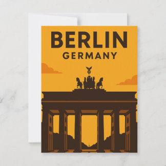 Berlin Germany Branden Travel Art Vintage Postcard