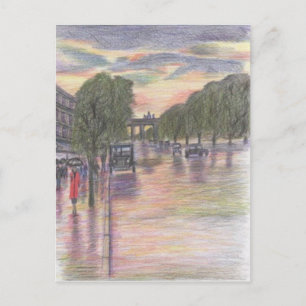 Berlin Germany Brandenburg Gate Brandenburger Tor Postcard