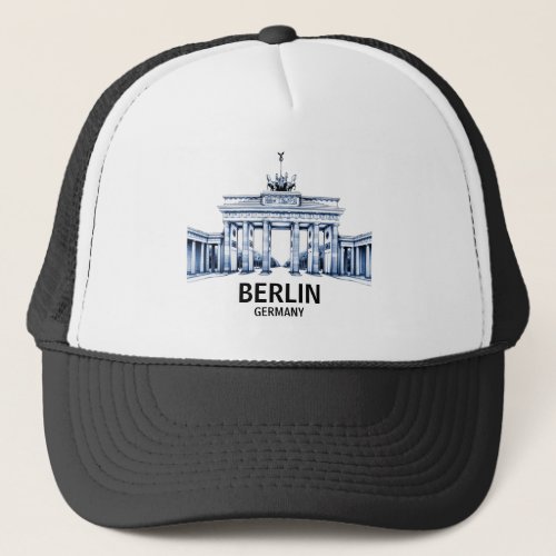 Berlin Germany Brandenburg Gate  Trucker Hat