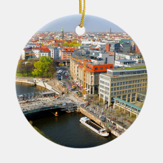 Berlin, Germany Ceramic Ornament (Front)