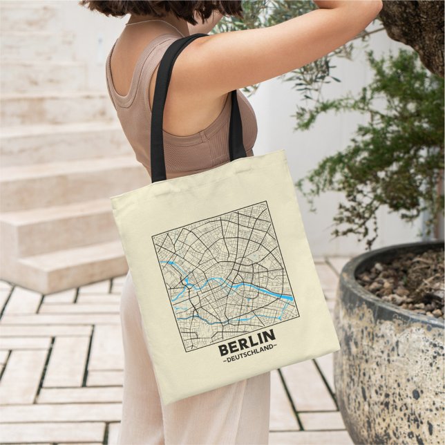 Berlin, Germany City Map Tote Bag (Creator Uploaded)