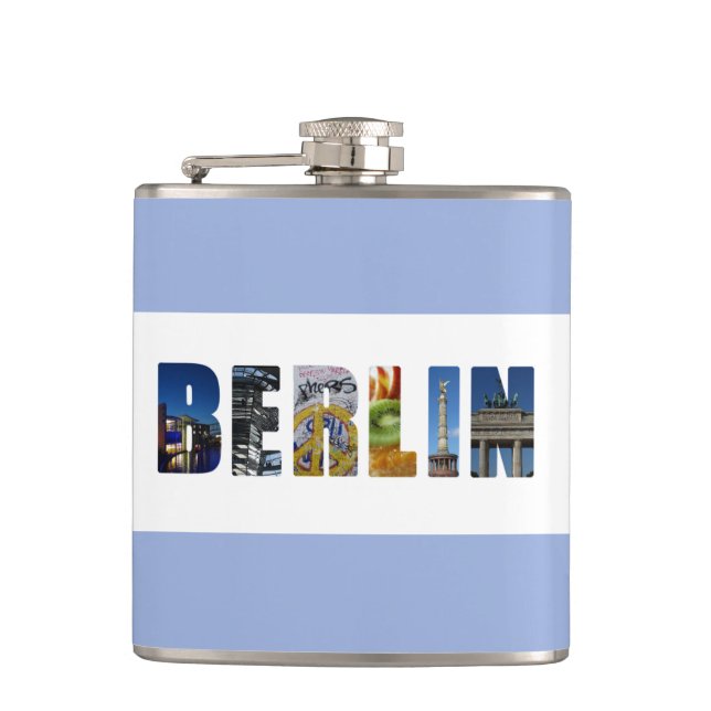 Berlin Germany City Travel Photos Flask (Front)