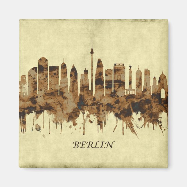 Berlin Germany Cityscape Magnet (Front)
