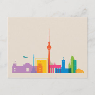 Berlin, Germany Cityscape Postcard