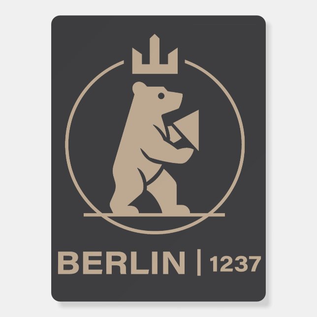 Berlin Germany Europe Foam Board (Front)