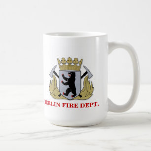 Berlin Germany Fire Department Mug