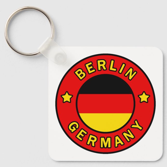 Berlin Germany Keychain (Front)