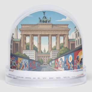 Berlin Germany Landmark Travel Theme Snow Globe