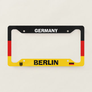 Berlin Germany License Plate Frame