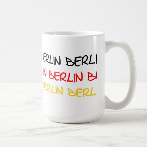 Berlin Germany Logo Souvenir Coffee Mug