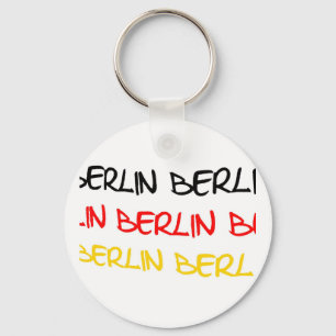 Berlin, Germany Logo Souvenir Keychain