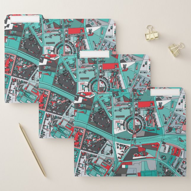 Berlin, Germany Map File Folder (Set)