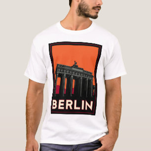 berlin germany oktoberfest art deco retro travel T-Shirt