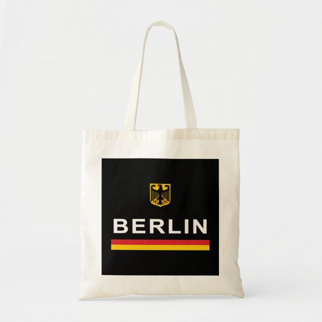 Berlin, Germany Retro Sports Design  Tote Bag (Front)
