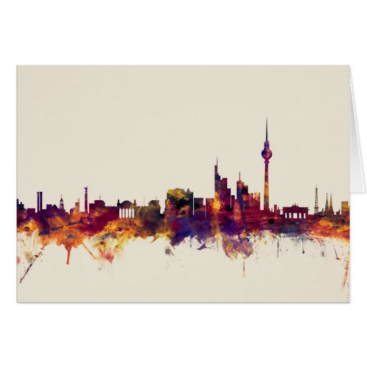 Berlin Germany Skyline (Front Horizontal)