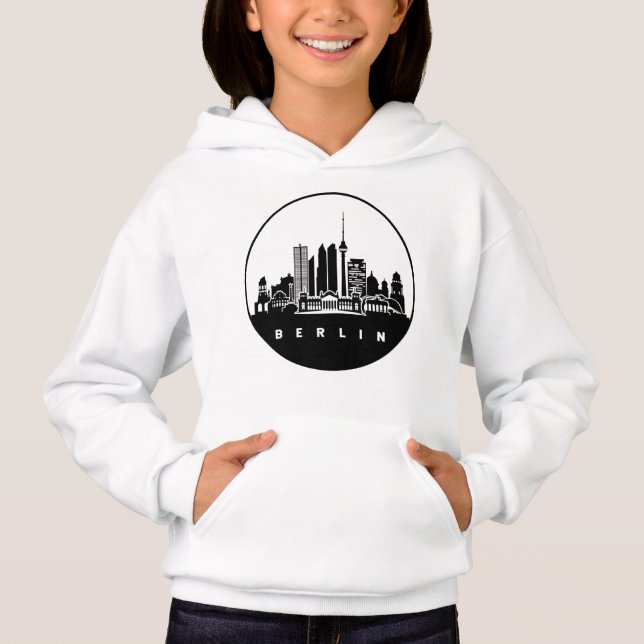 Berlin Germany Skyline Hoodie (Front)