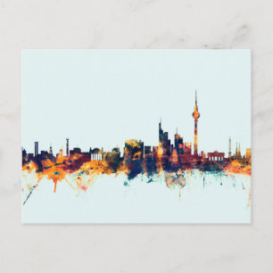 Berlin Germany Skyline Postcard