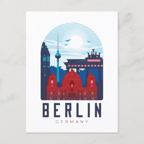 Berlin Germany Skyline  Postcard