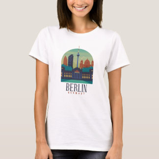 Berlin Germany Skyline Women T Shirt